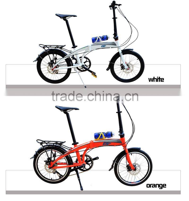 New factory full suspension folding bicycle