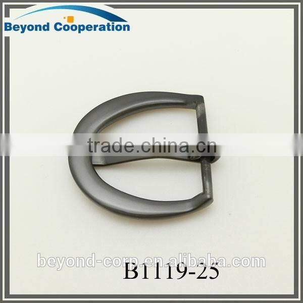 25mm brush antique brass MS. MRS. decorative waist strap buckle