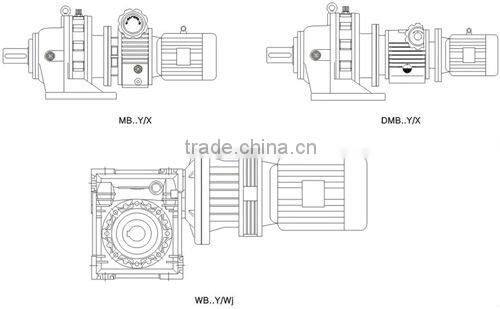XEL flange mounted cycloidal reducer