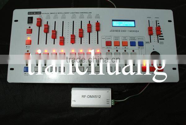 DMX 512 RGB LED Controller / Wireless DMX Controller / Programmable