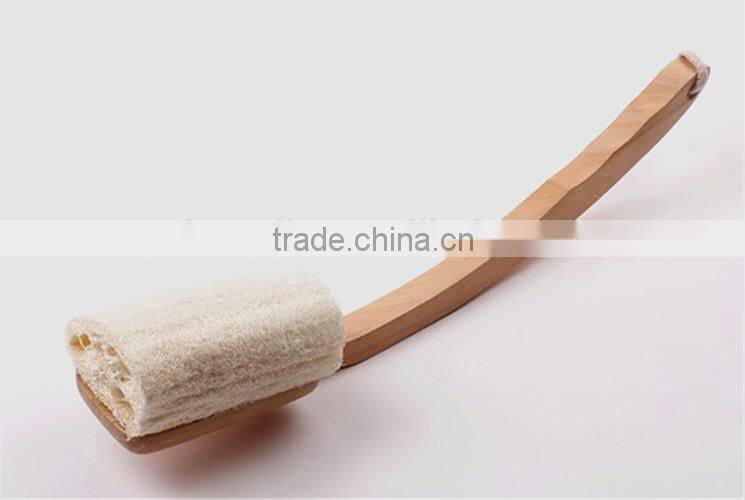 Natural loofah bath scrubber