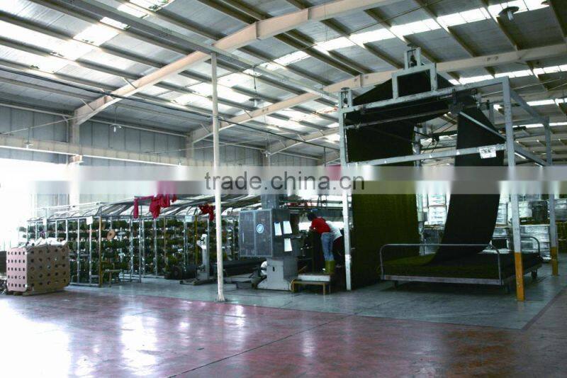 Nice looking high detx soft 4 tones artificial grass for garden