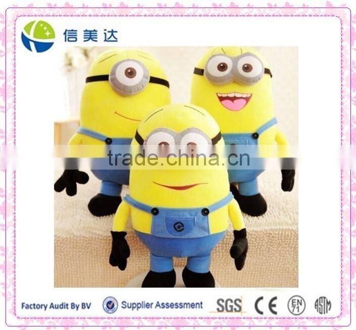 Big Size 20inch/50cm 3D Despicable Me Minion Plush Toy Minions Stuffed Doll Plush Doll toys Jorge Dave Stewart 3D Eyes