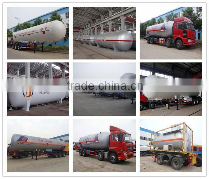 Hot selling propene LPG semi-trailer of 50-55 m3 with high quality for sale in south america
