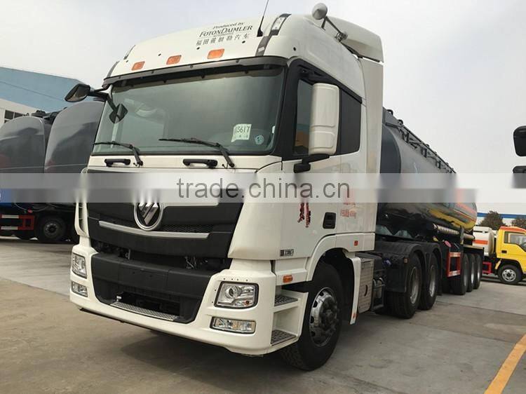 23cbm tri-axle chemical liquid transportation semi trailer