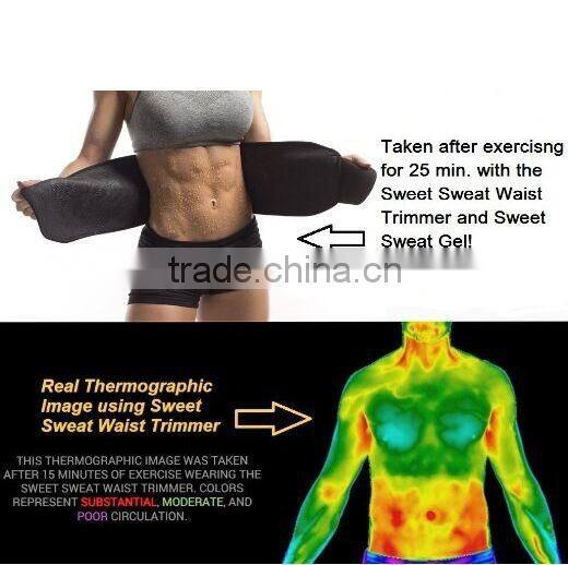 AS SEEN ON TV SWEAT BELT PREMIUM WAIST TRIMMER THE BELT THAT MAKES YOU SWEAT