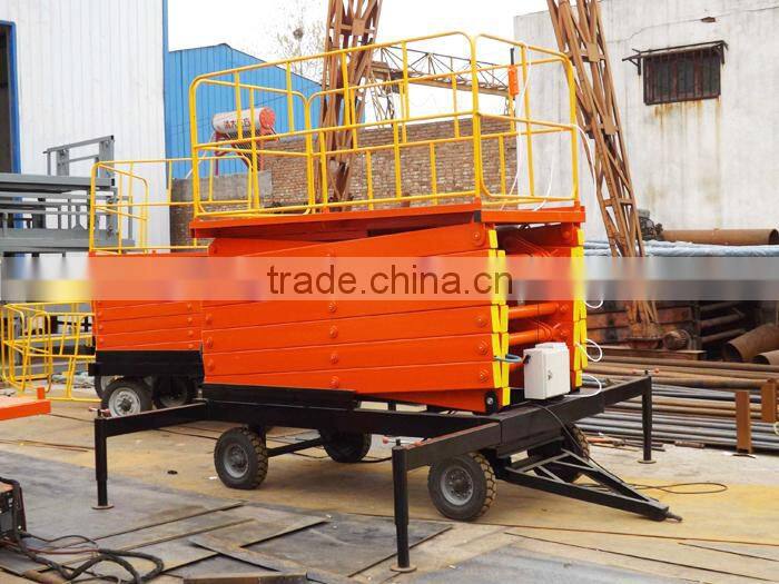 300kg hydraulic mobile elevating work platforms