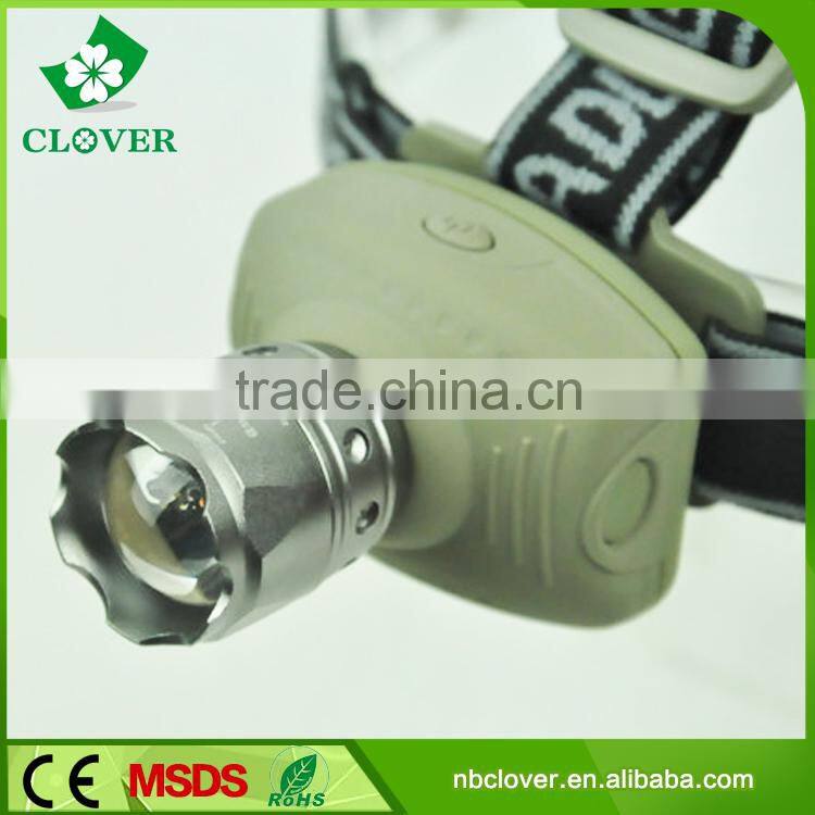 ABS material powerful 3W CREE XPE 180 Lumens cree led headlamp manufacturers