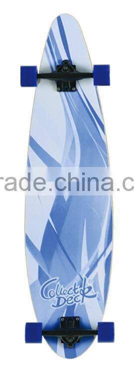 Canadian maple wood material deck longboard skateboard for sale