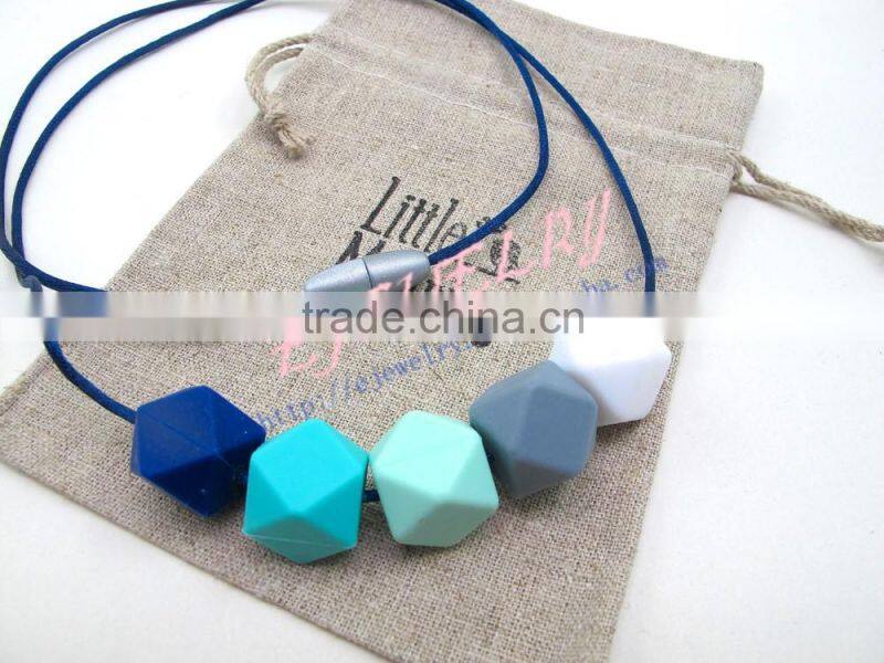 Baby silicone teething necklace factory wholesale baltic amber teething necklace Discount Price TN025