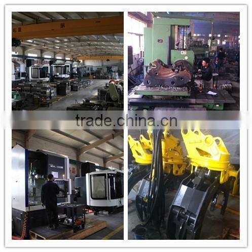 Mechanical wood grapple/fixed type for excavator