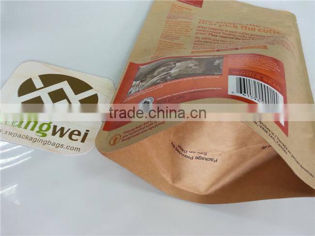 custom different material and colors stand up bag