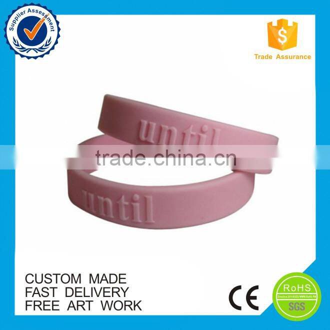 Fashion europe custom silicone wristbands