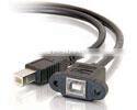 RJ45 Panel Mount Cable Male to Female