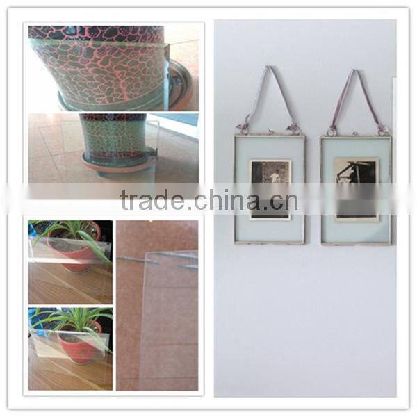 1.8/2mm photo frame glass with different cutting size