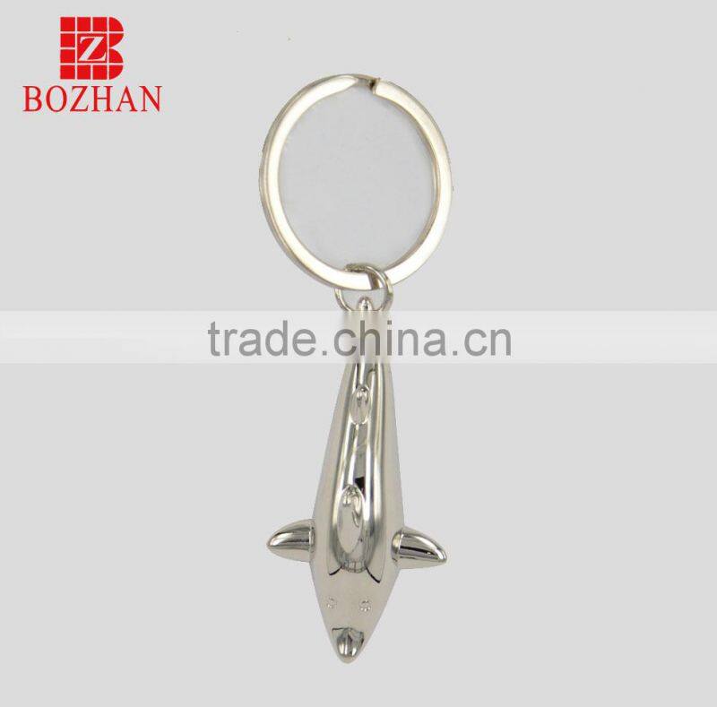 2014 various design custom blank keychain/fish-shaped metal keychain