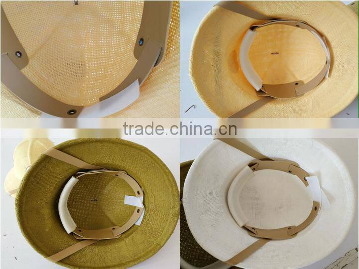 attractive safari outdoor straw mesh hat