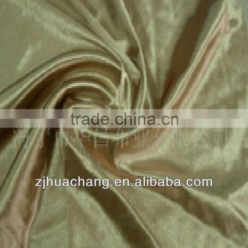 100% polyester plain dyed satin dazzle fabric