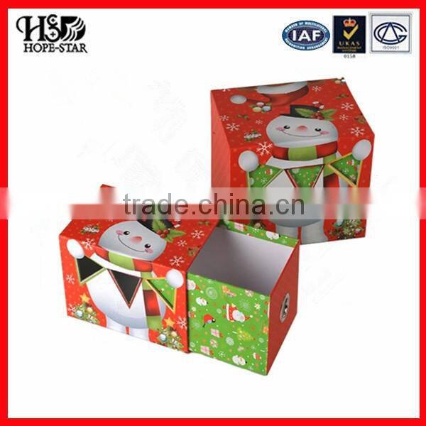 Beautiful christmas candy box wholesales with factory price