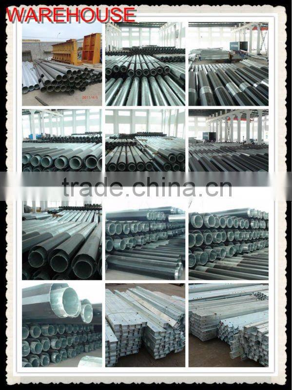 10-500kv hot dip power pole