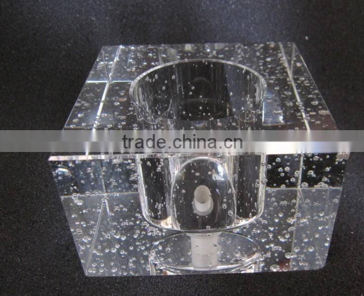 Round crystal lamp shade