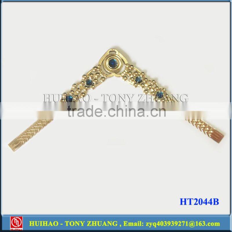 gold plating TPU electroplating vamp slipper upper accessories HT2044B