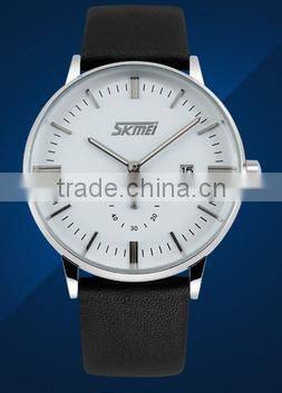 fashion man quartz leather japan movt quartz 3 atm water resistant watch