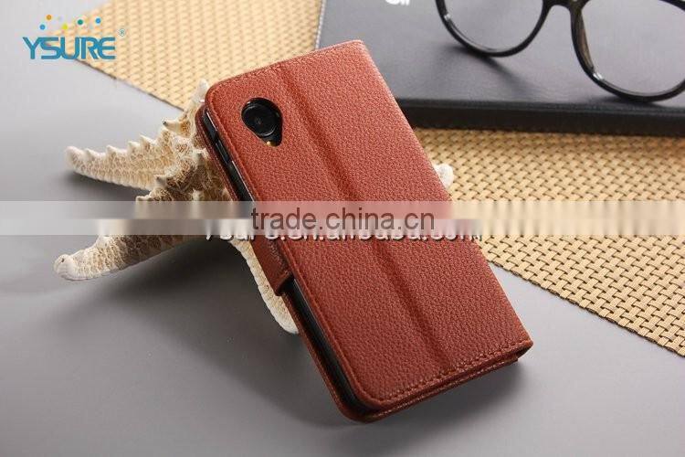 Hot sale Leather Smart Phone Case For LG Nexus5
