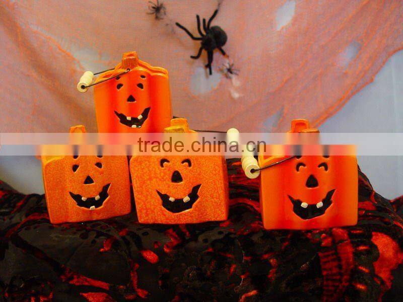 Ceramic halloween candlestick