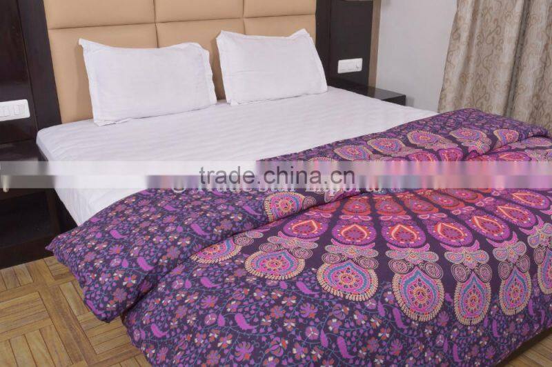 Indian Ethnic Mandala Duvet Cover Set Cotton Blanket Doona Covers Boho Quilt Covers Hippie Bedding Throw