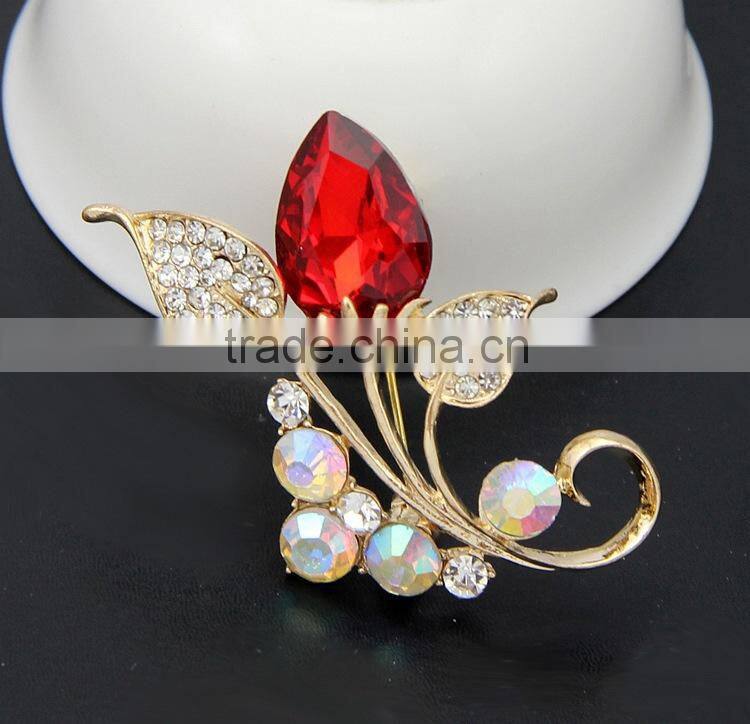 2015 vintage korean imitation pearl flower wedding brooches wholesale and pins for dress