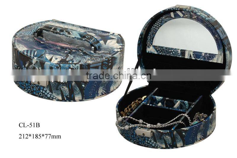 Promotional custom classics jewelry packaging case wholesale with mirror