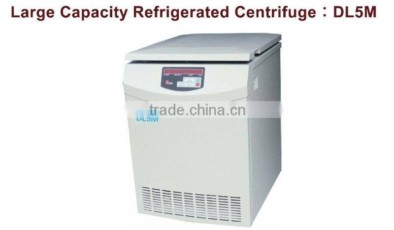 latest popular DL5M low-speed large capacity refrigerated centrifuge