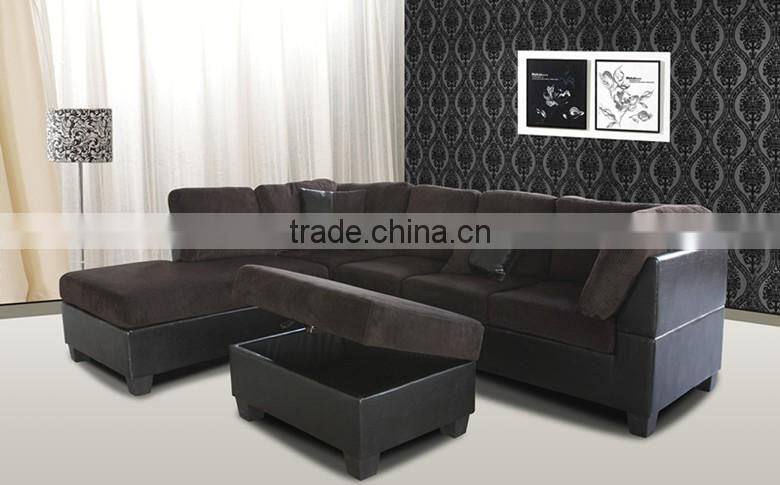 corner sofa with the ottoman