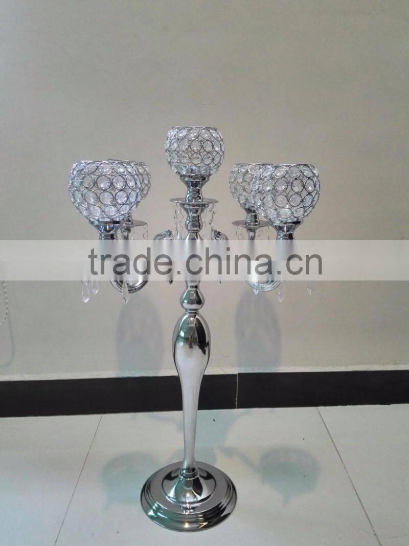 Metal Material and Yes Handmade votive glass candle holder with metal stand