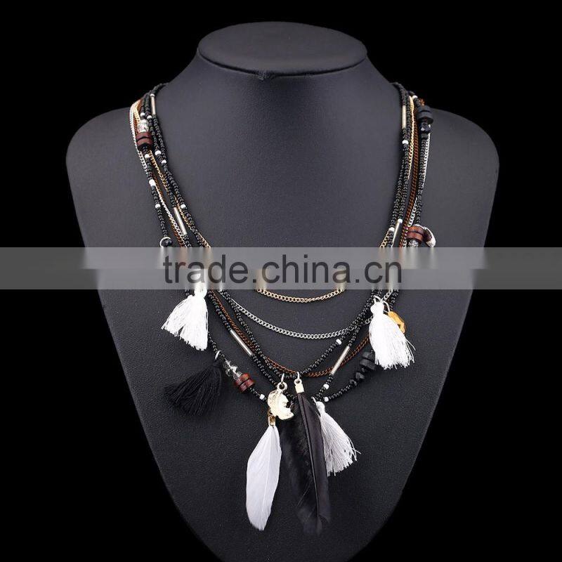 New latest design beads necklace vintage wholesale alibaba