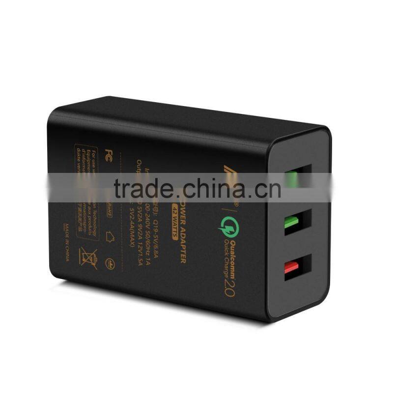 42W USB adapter Charger with high charging current