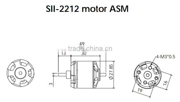 Scorpion SII-2212-960KV (V2) Motor for Aeroplane