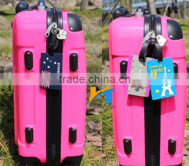 Soft PVC Luggage Tag/ Rubber Luggage Tag/ Plastic Travel Tag