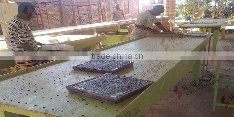 Lab vibrating table for floor tiles