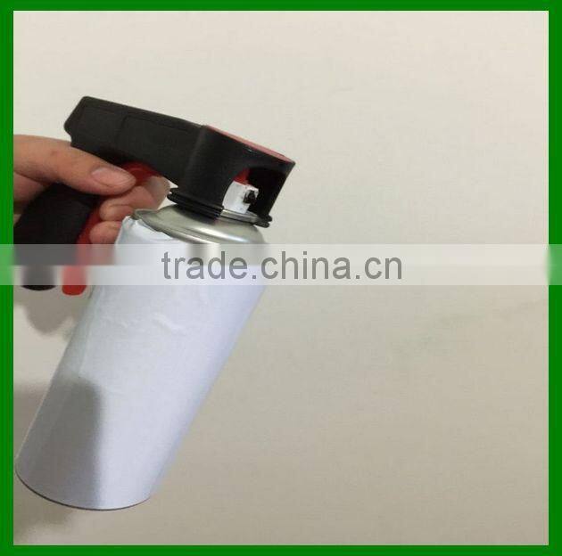 Plastic cangun for aerosol can