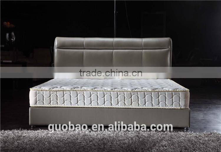 G6631 home bedroom furniture/soft bed with storage drawers/latest leather bed designs with storage drawers