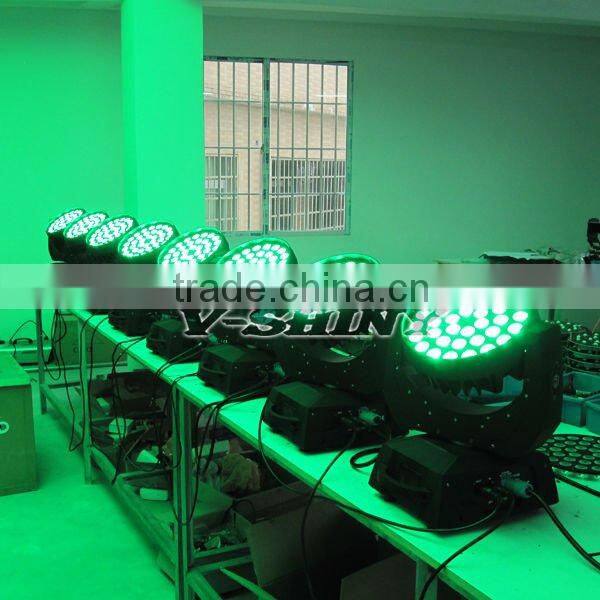 9W tri-color led moving head projector