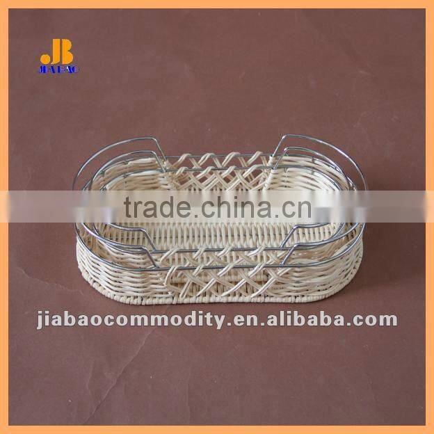 elegant wicker bread basket