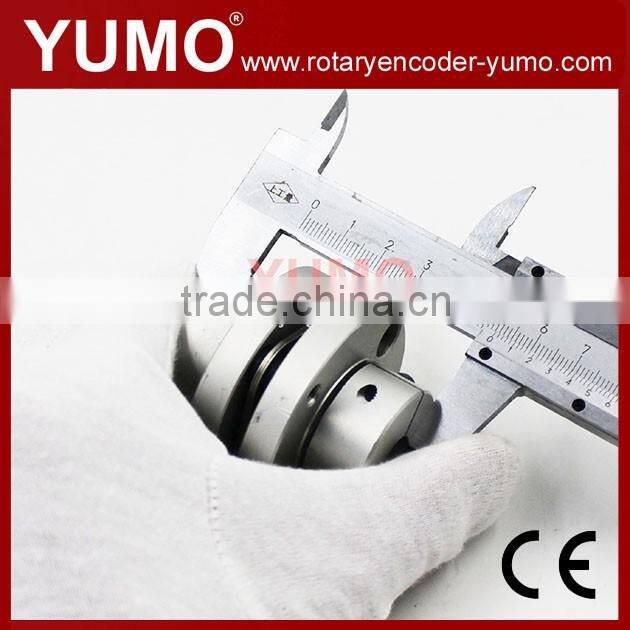 YUMO 10X10 Dia 50mm L 51 Cost-effective Single Disc Rotary Encoder aluminum alloy Couplings