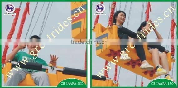 Hot selling outdoor Amusement rides rotary free fall flying tower