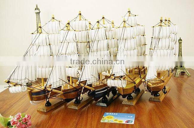 wooden ship model