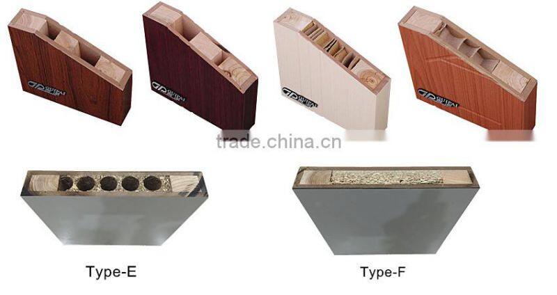 Top designs pvc interior door MDF panel door