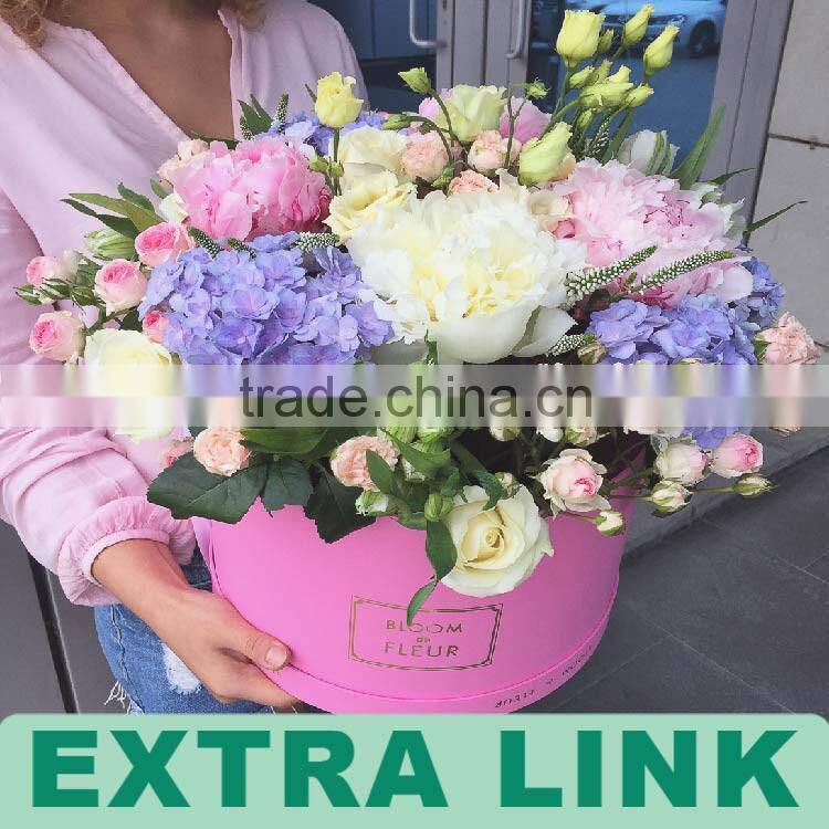 Alta calidad logotipo personalizado cajas de carton para flores