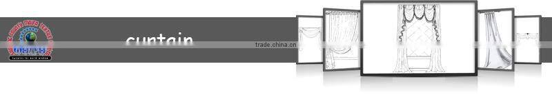 Decorative 100% Polyester Sheer Chiffon Curtains Popular in 2016